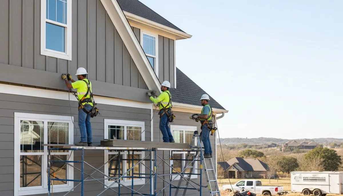 Vinyl siding installation in Oklahoma City, OK for residential exterior home improvement